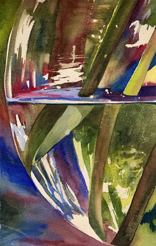 "Stems", Watercolor by Marni Maree